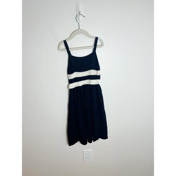 Zara Girls Crochet Combination Dress Size 8 100% Cotton - Picture 4 of 8